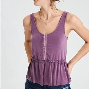 AMERICAN EAGLE Soft & Sexy Babydoll Tank Top